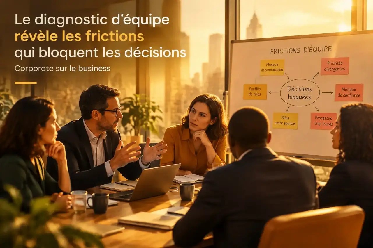 Le diagnostic d’équipe révèle les frictions qui bloquent les décisions