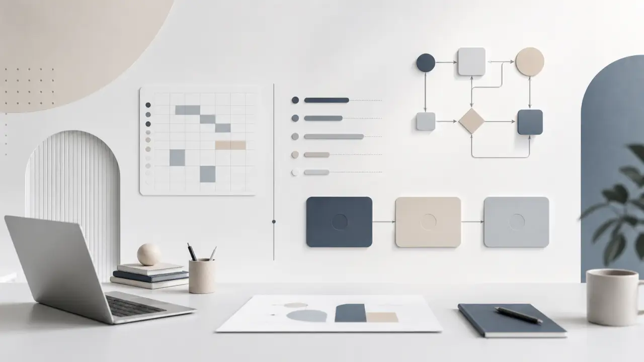 Illustration corporate d'un audit organisationnel et de l'analyse des écarts
